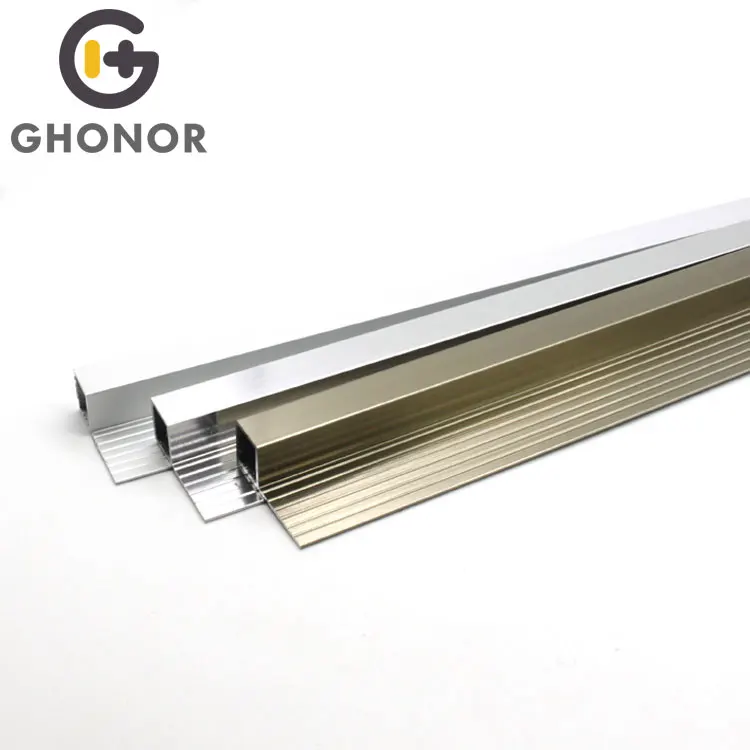 Aluminium Close Edge Square Edging Trim Tile Atrim Turkey Copper Color