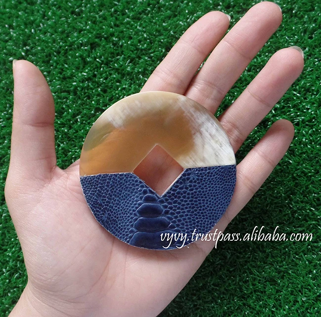 Buffalo Horn and Leather Pendant Jewelry VL11