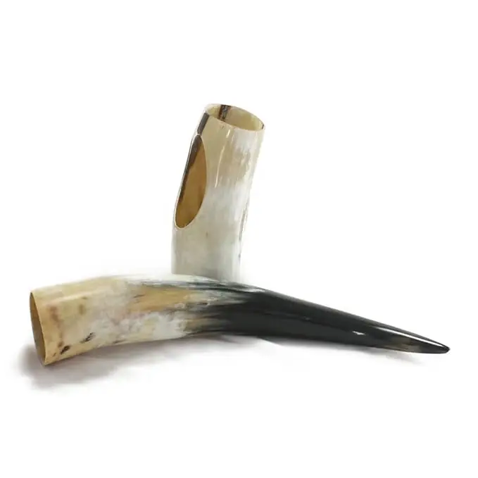 Modern quality  drinking horn  Polished with horn Stand weer wine drink Perfect for Reenactment by hs husnain crafts from india