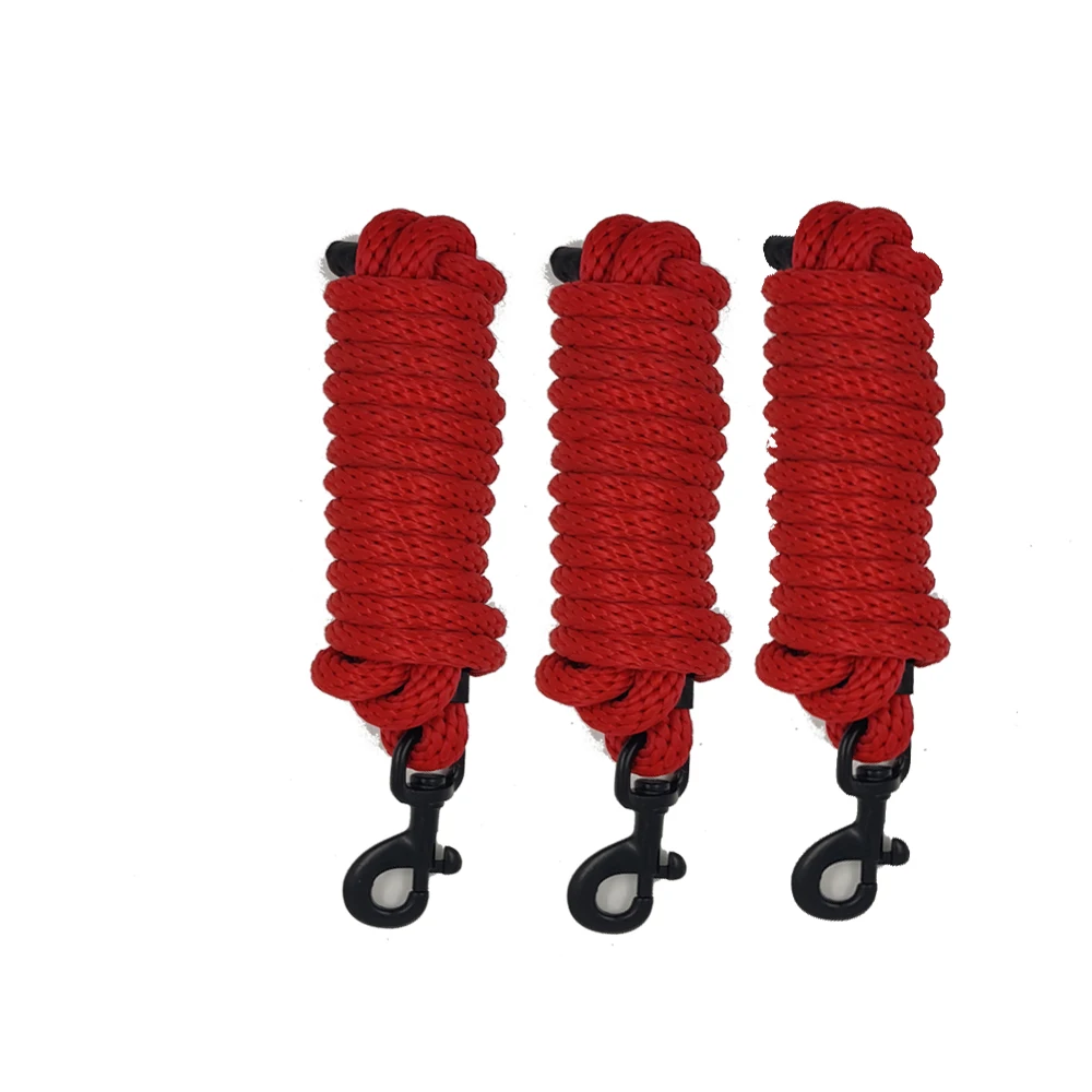 New Arrival Heavy Duty Horse Halters in Red Western Style Rope Halter with Nylon PVC Leather Wholesale Price