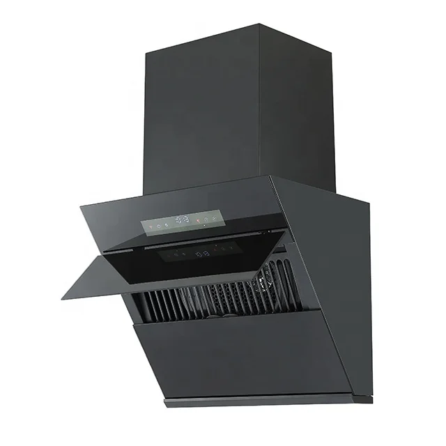 Home major Appliance Slant Range Hood Modern design Vertical cooker hood Electric Kitchen chimney extractor