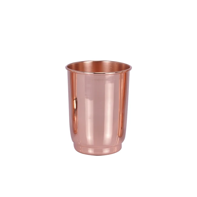 Pure Copper Tumbler Cups 100% Pure Copper Glass for Kitchen & Tabletop for customized sale copper glass