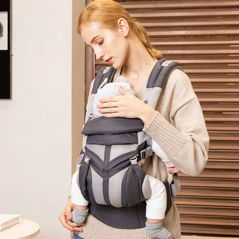 OEM Various styles Comfortable breathable safety baby sling newborn baby wrap carrier wholesale