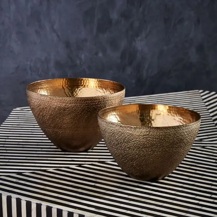 Hammered Brass Bowl