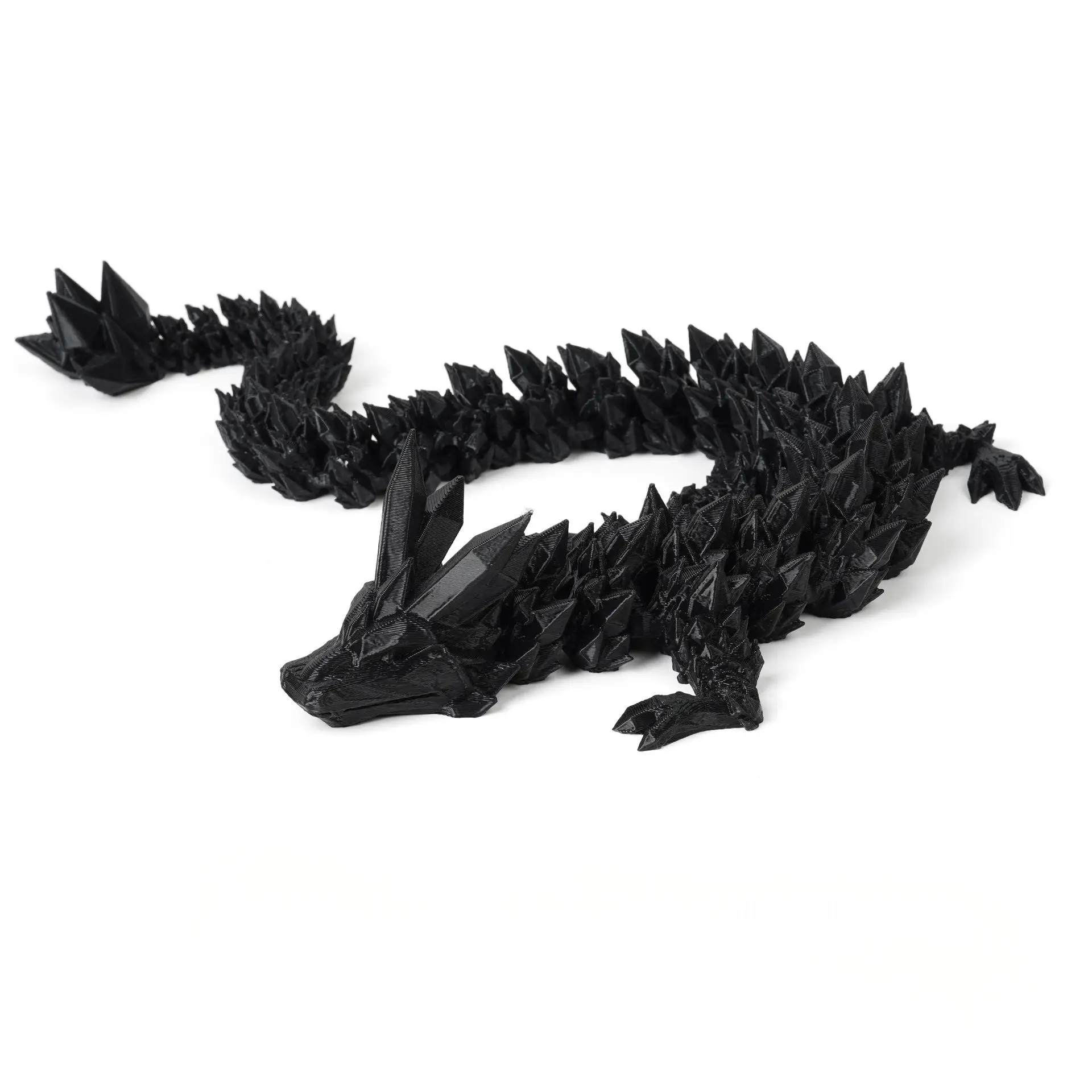 3d printed dragon ornament Chinese dragon hand puppet crystal dragon kids toys