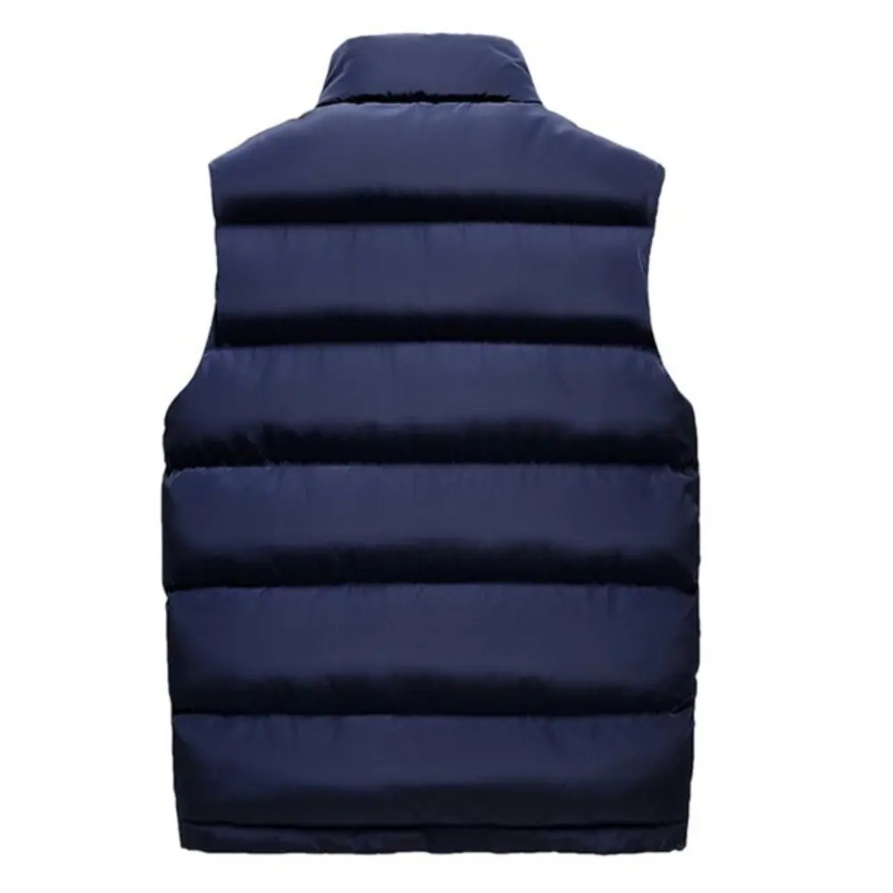 New style men Sleeveless bomber jacket 100% polyester winter short sleeve boys jacket custom unisex vest jackets for men