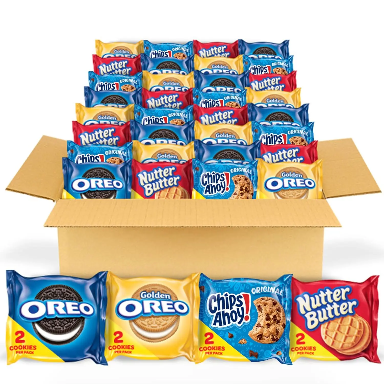 where to buy CHIPS & Nuttier Butter Cookie Snacks Variety Pack, 56 Snack Packs (2 Cookies Per Pack)
