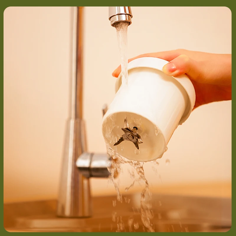 High Quality Popular USB Blender Juicer machine 500ml  Blades Electric Portable Rechargeable  Ice Crushing Travel Fruit Juicer