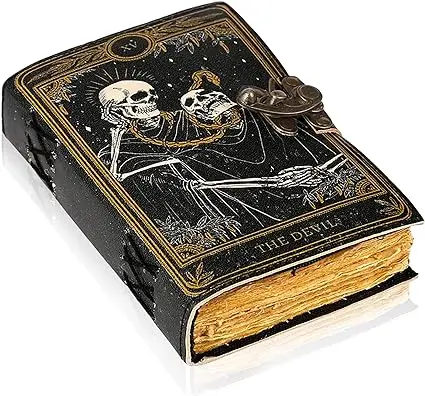 Leather Wholesale Blank Deckle Edge Handmade Vintage writing Genuine Leather Cover Notebook Journal dairies for gift