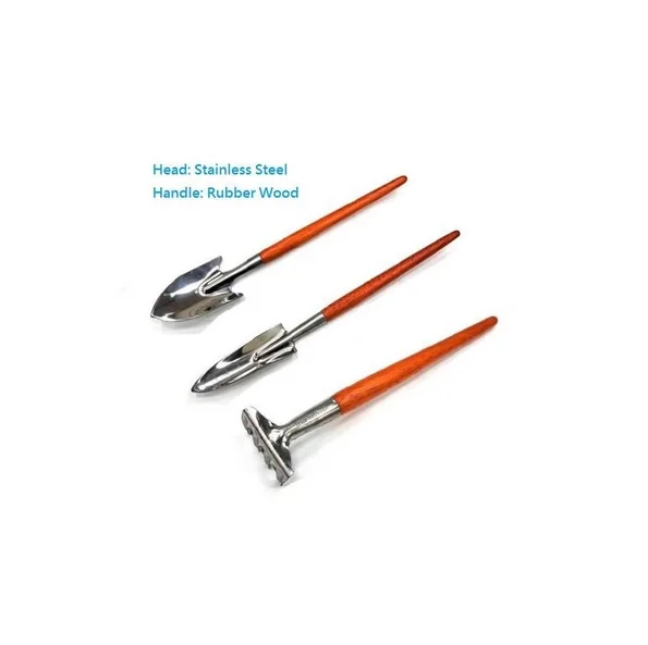 High Quality 5-Piece Mini Garden Tool Set with Modern Design Stylish Handles for Planting and Desktop Use