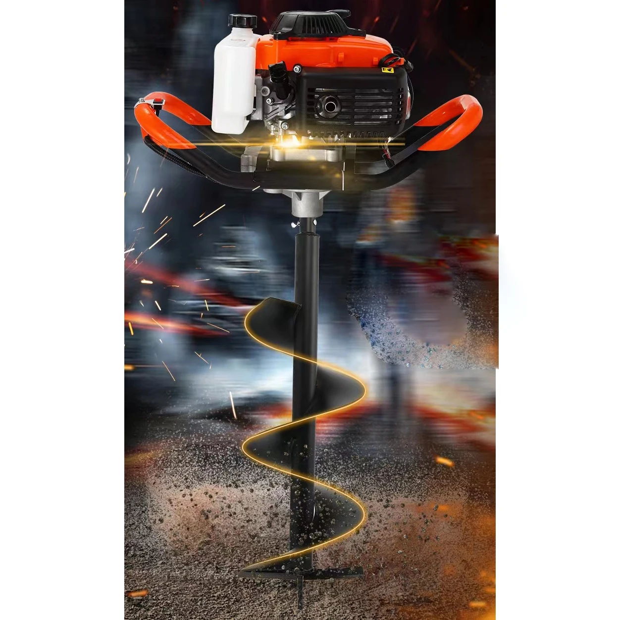 2 Stroke Power Gasoline Ground Drilling Machine Ground Hole Drilling Machine Petrol Power Planting Earth Auger