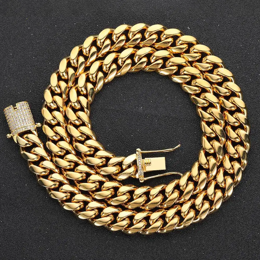 Hip-Hop Stainless Steel Cuban Chains For Men