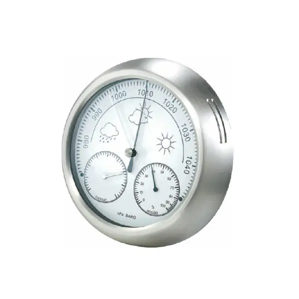 Stylish Versatile 3 in 1 Thermometer Hygrometer Barometer Thermohygrometer Contemporary Shape Large Dial Digital Versatile