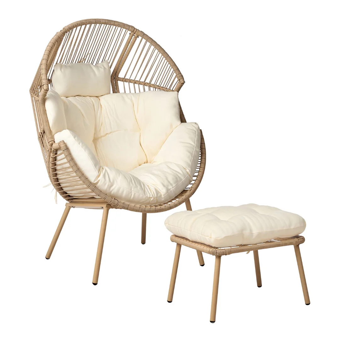 Customized Garden Home Hanging Outdoor Furniture Rattan Egg Chair