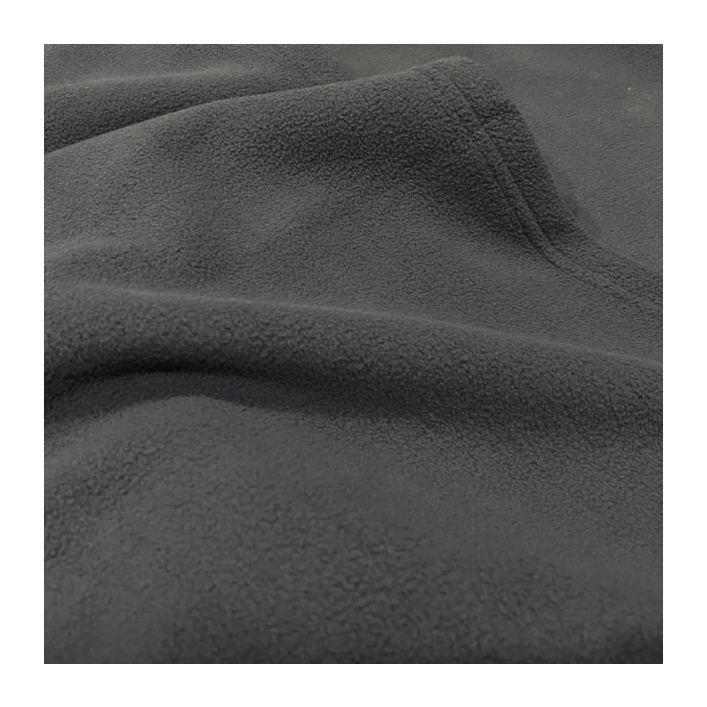 Hot Selling 100% Polyester Super Micro Fleece Blanket Soft Dyed Modern Solid Dark Grey Color For All Season