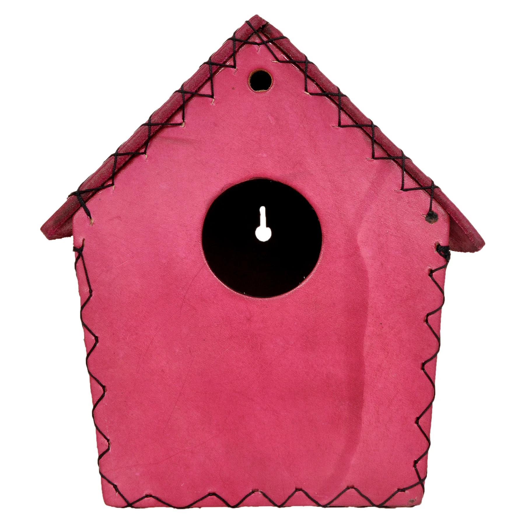 WHOLESALE LEATHER BIRD NESTING BOX FULLY AIR VENTILATED WATERPROOF TOTALLY SAFE HUT SAPE LEATHER PERCH FOR SMALL BIRDS