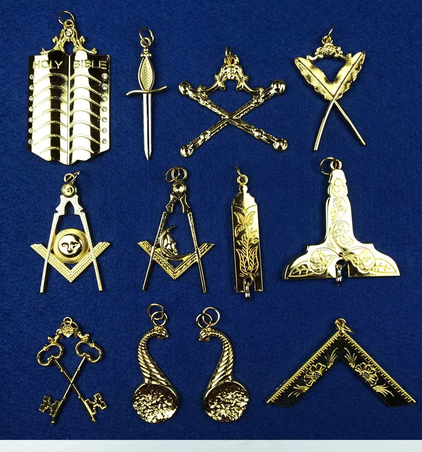 Blue Lodge Masonic Chain Collar Jewel,Masonic Regalia Collar Chains