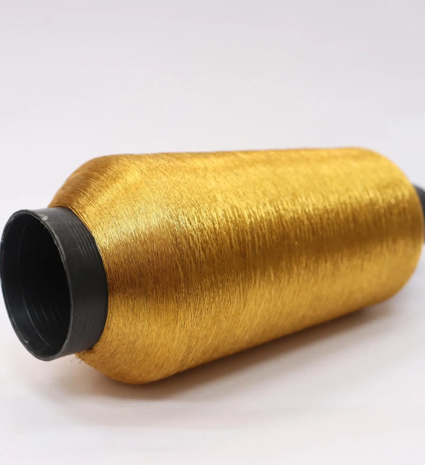 Metallic copper cone High Tenacity jari kasab Embroidery yarn polyester yarn weaving seawing