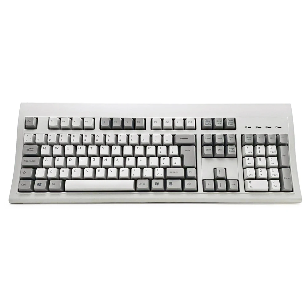 Классический дизайн полноразмерная Проводная эргономичная мембранная клавиатура в стиле ретро с ключами от Ghosting раскладка для ПК