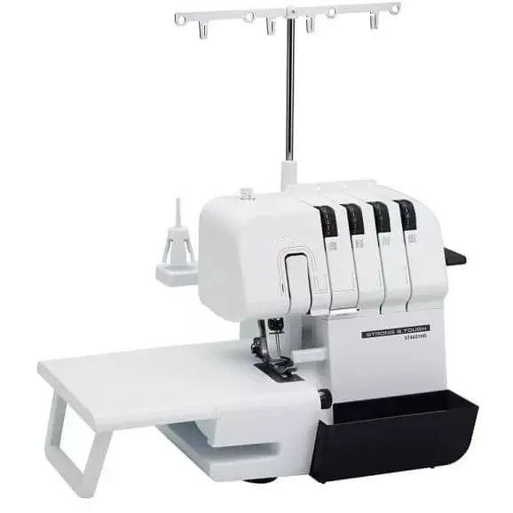 FACTORY PRICE FOR Sergeer, 1034D, Heavy-Duty Metal Frame Overlock Machine, 1,300 Stitches Per Minute, Removeable Trim Trap