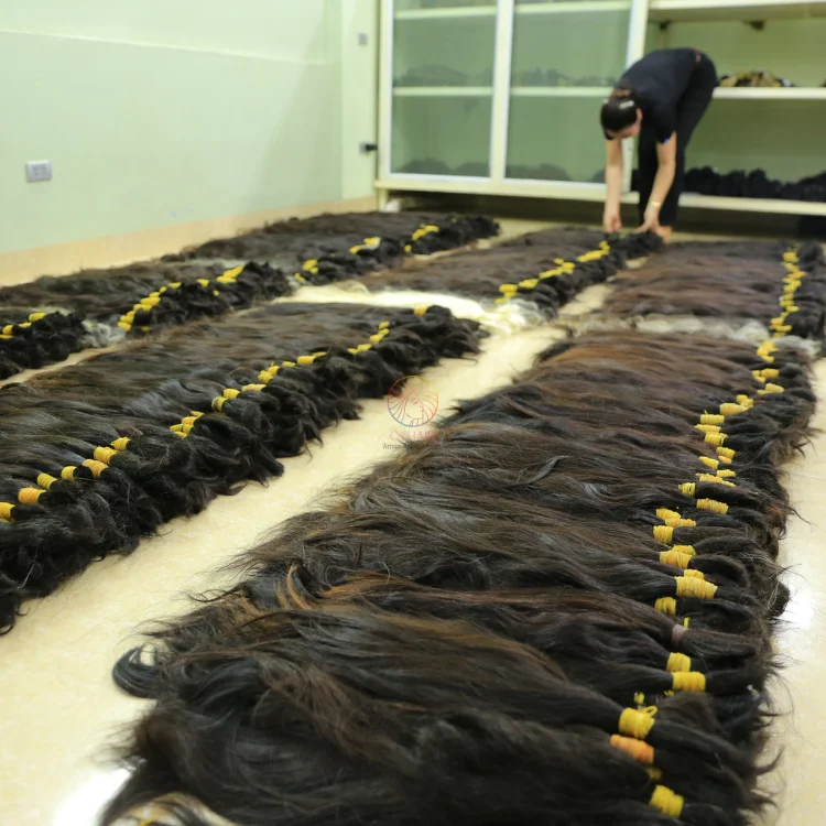 2017 Popular Product Factory Raw Hair Price 1#B Cabelos 100 Humano