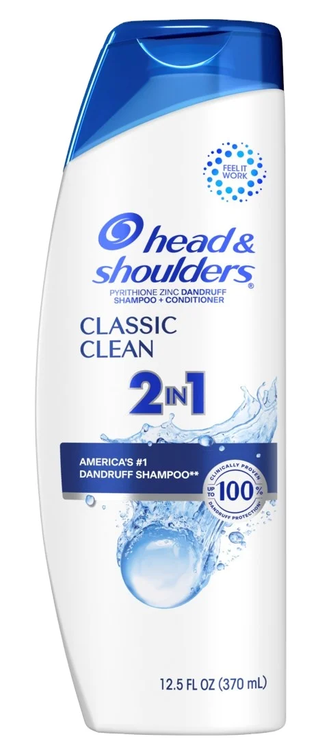 Headd&Shoulders Shampoo Classic Clean 2-In-1 12.5oz (Pack of 2)