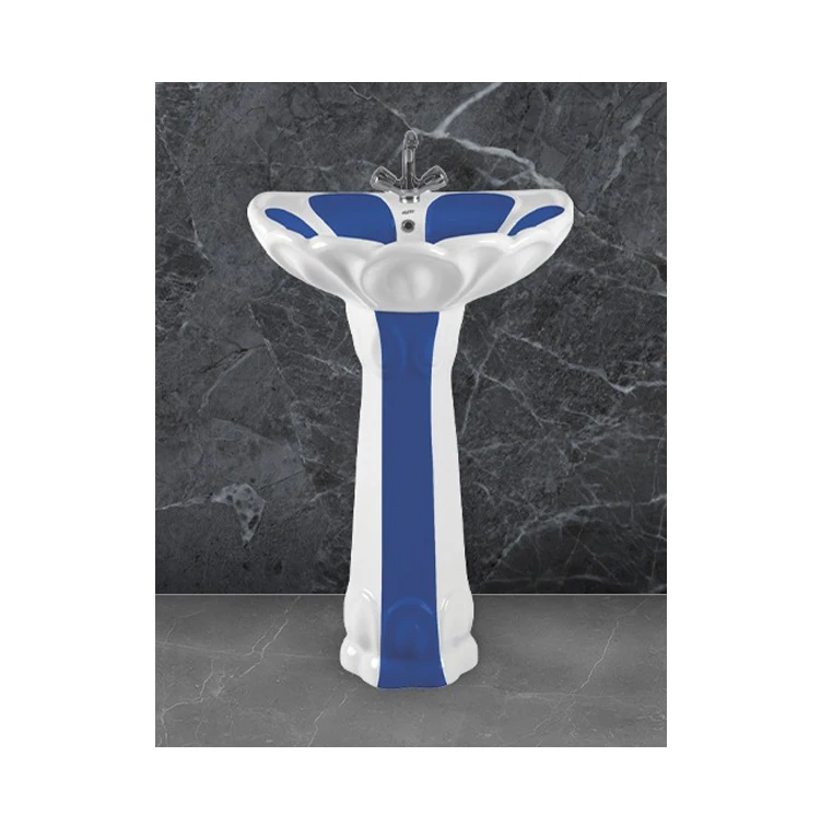 Wide Product Range Best in Selling Top Notch Quality Designer Ceramic Pedestal One Piece Wash Basin for Luxurious Bathroom