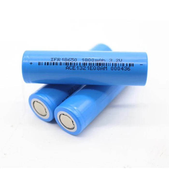 Hot sale 18650 3.2v 1800mAh Li Ion Battery lithium cylindrical rechargeable Deep Cycle Cylindrical Lithium ion Battery