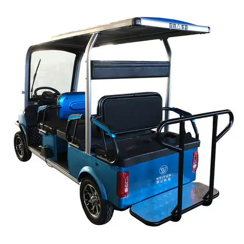 The Super Luxury Low Price Good Quality Easy Folding 6 Seater Lifted Golf Cart electric and gas available