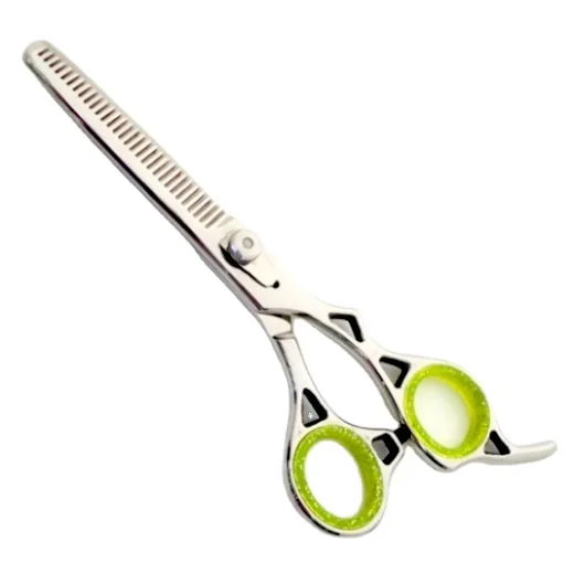 2024 Wholesale New Design Handle Haircut Thinning Scissor Beauty Salon Hairdressing Fancy Screw OEM Use for Nails & Pusher