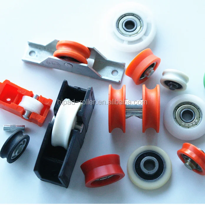 double adjustable Pom wheel roller for upvc window factory supply upvc window roller sliding gate wheel