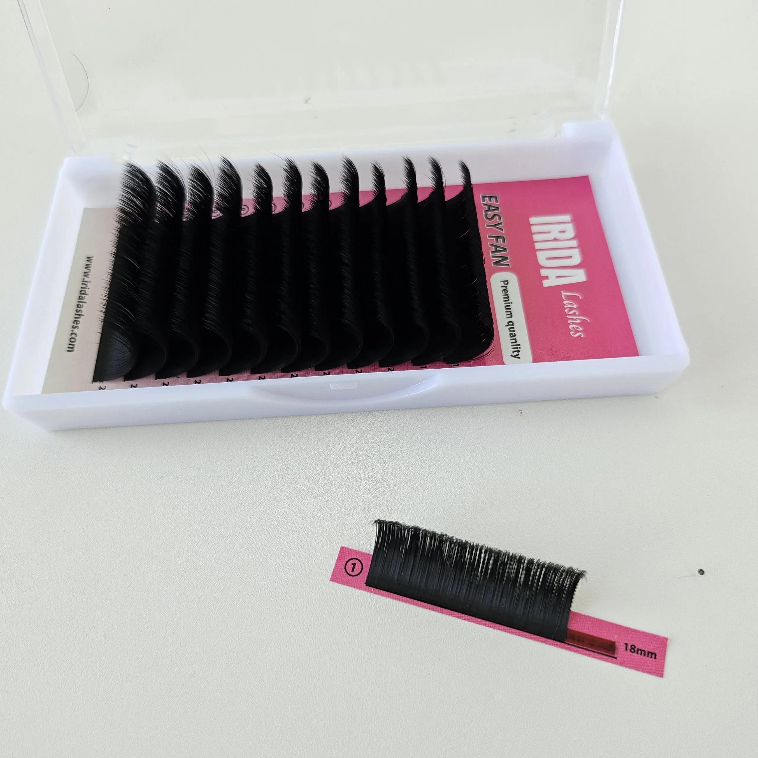 Мягкие матовые и Черные Накладные ресницы, 0,05 мм