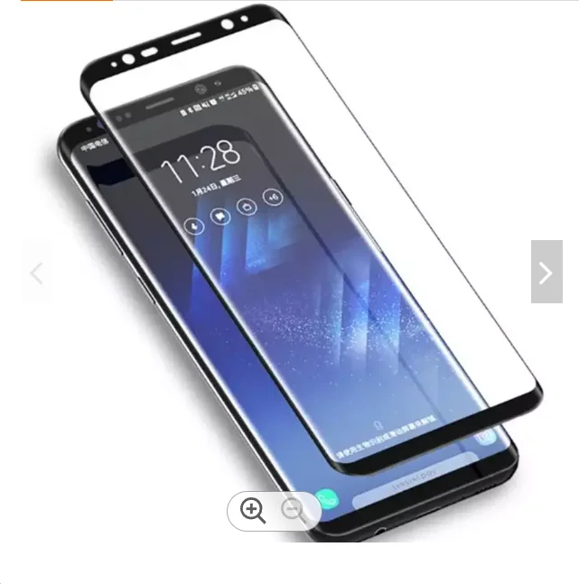 20D Full Curved Tempered Glass For Galaxy S10 S9 S8 Plus S7 edg for phone Screen Protector Glass Film