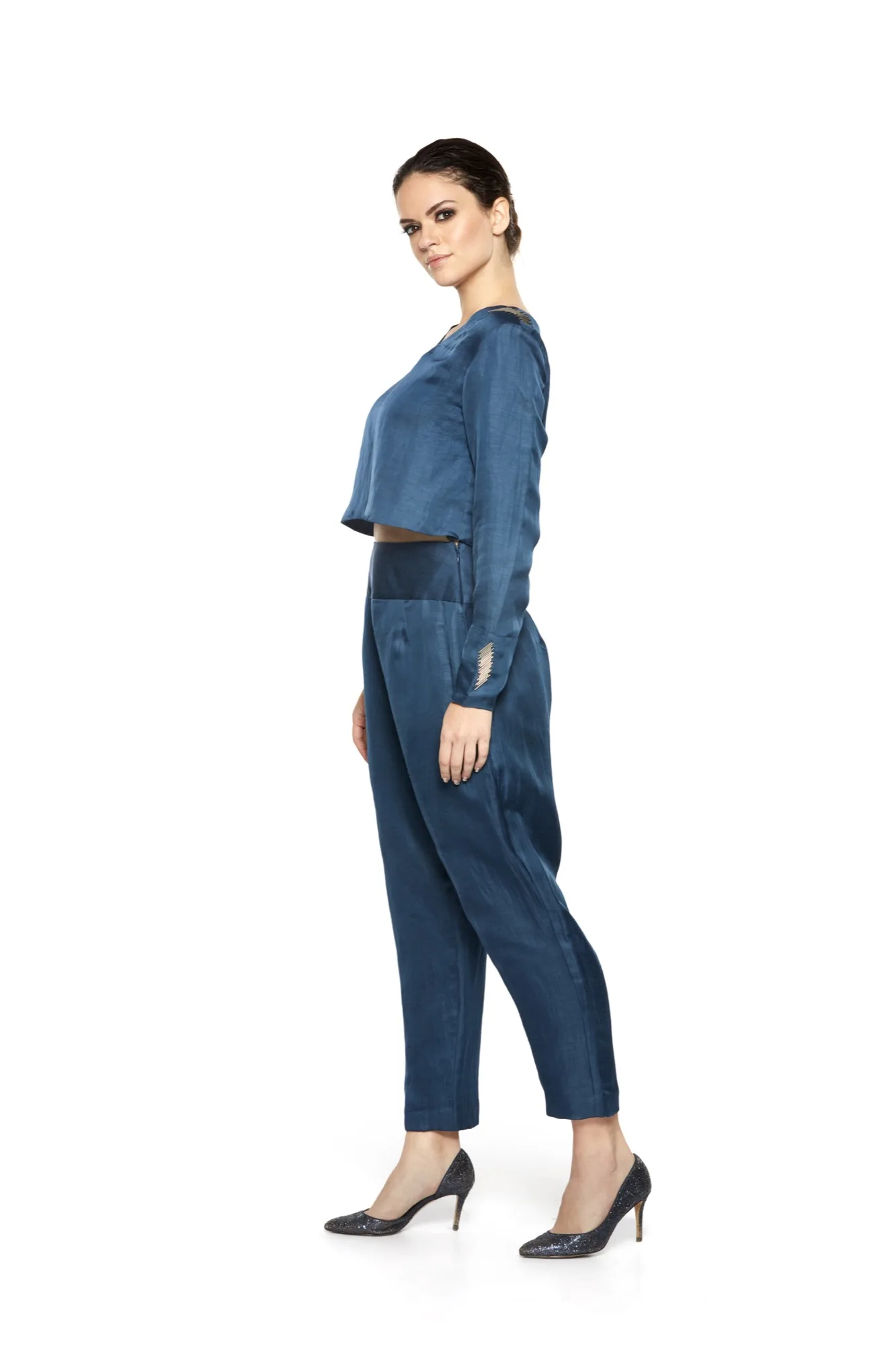 Evening Indian Dress Women Short Leaf Top With Pants for Women Available at Affordable Price from Indian Manufacturers