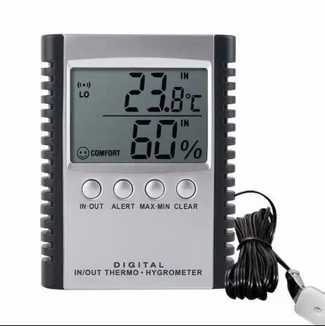 Hot Selling Digital Weather Station Indoor Outdoor Temperature Humidity Automatic Measuring Thermometer Hygrometer Alert