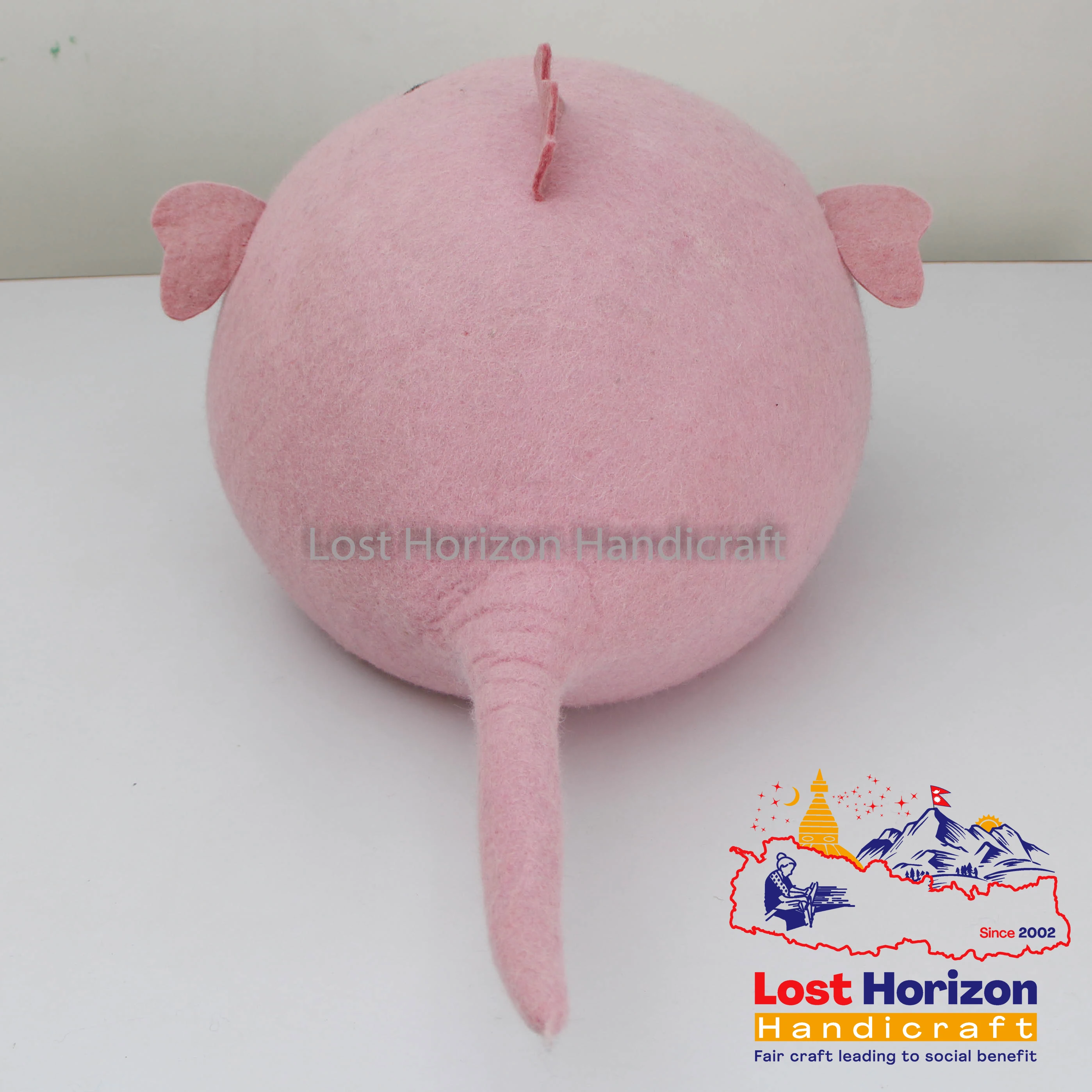 Высококачественная войлочная шерстяная розовая пещера для кошек ручной работы с дизайном в виде рыбы этическая подстилка из Непала неаллергическая новая зеландийская шерсть