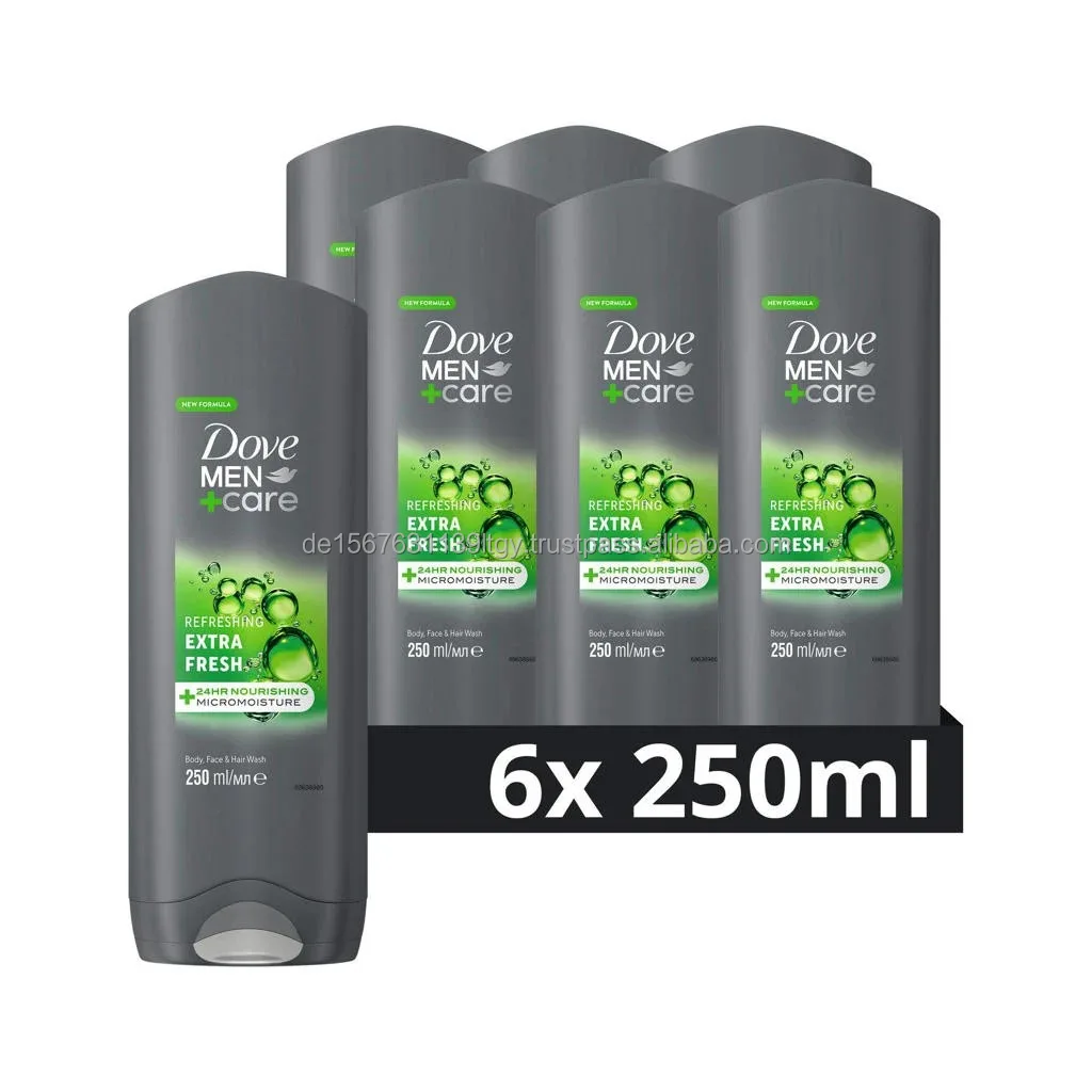 Dove Men + Care Extra Fresh 3 в 1 douchegel-6x250 мл
