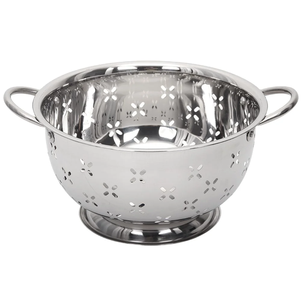 stainless steel strainer rice colander steel colander