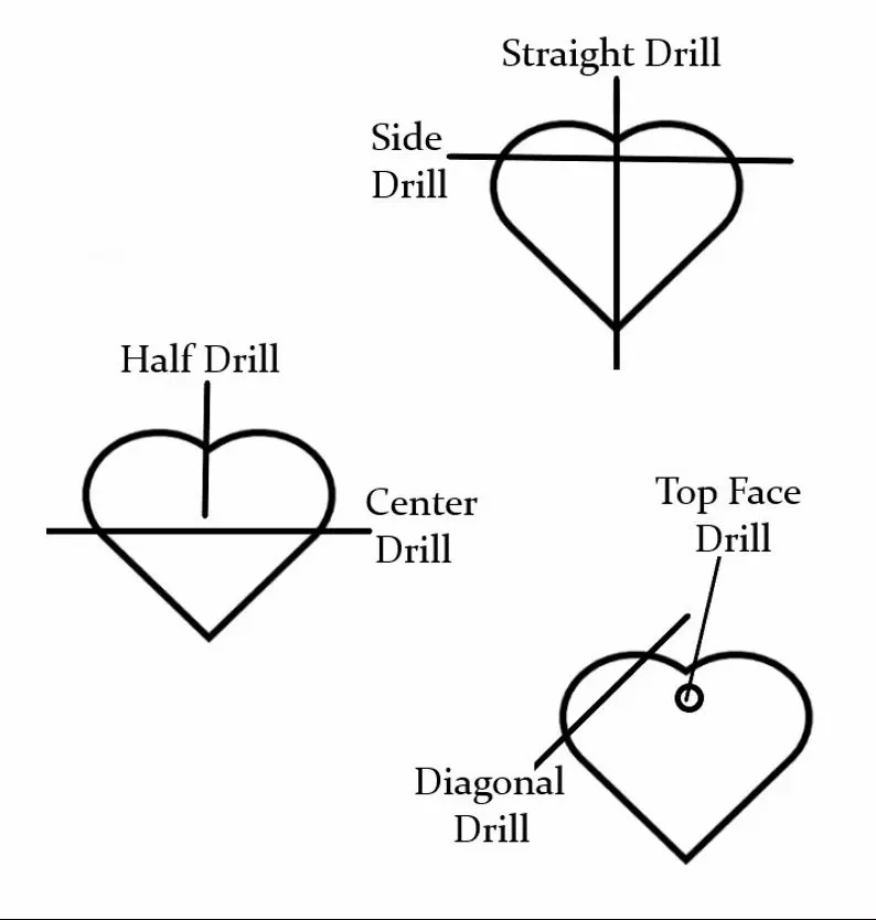 Natural Green Amethyst Faceted Hand Carved Heart Shape Gemstone Jewelry Making 10mm -  Amethyst Loose Gemstone Carving Briolette
