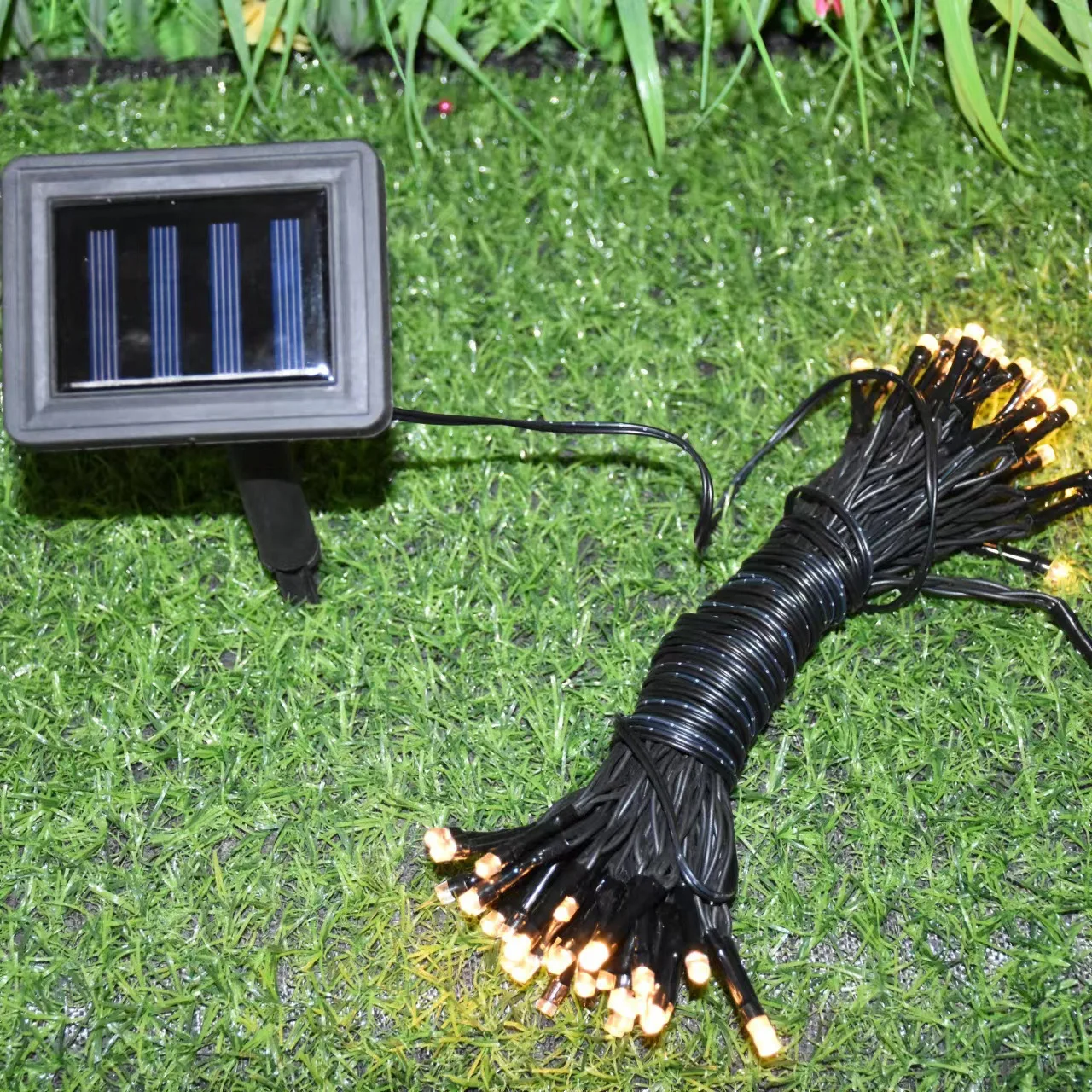 waterproof Solar string lamp Christmas tree outdoor decorative lamp Garden Christmas decorative lighting Atmosphere lamp