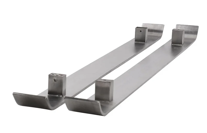 Custom Made Flat Steel Round Pipe Elevator Lift Handle Stainless Steel 304 Door Handle Cable Car Handle