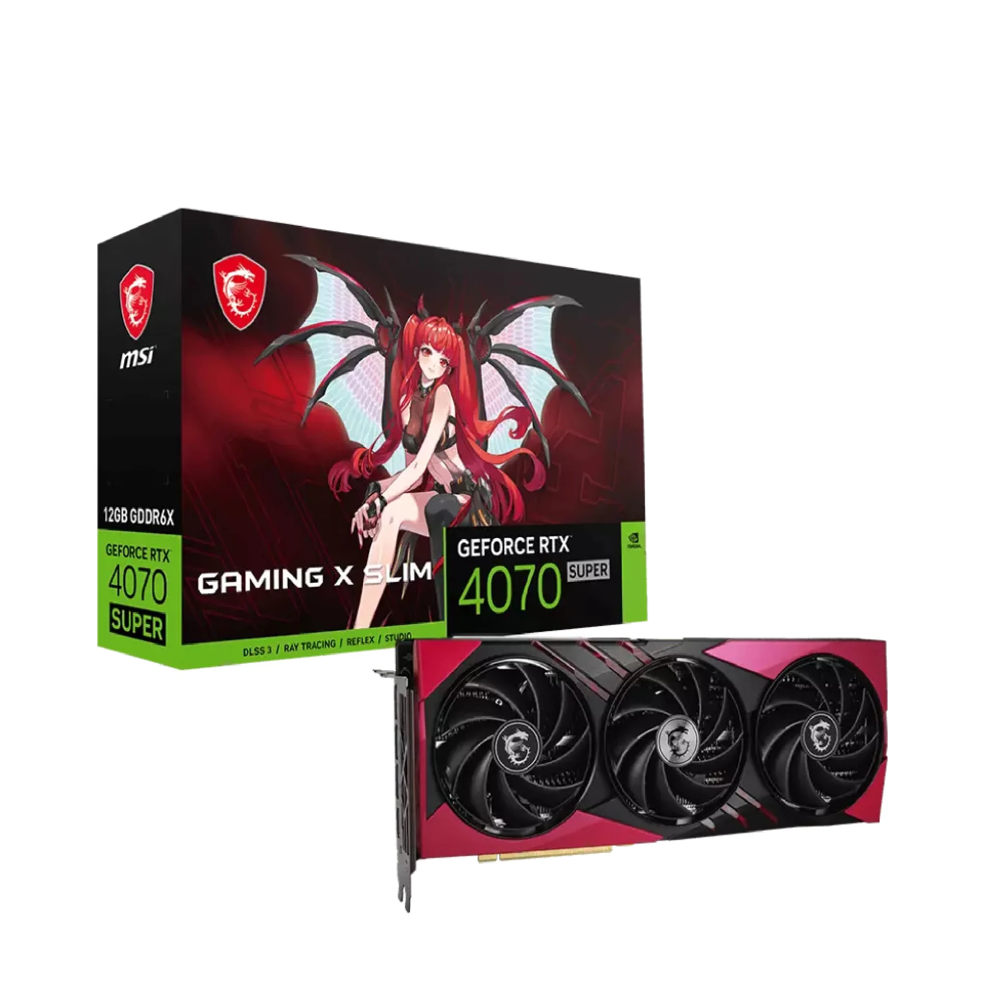 GeForc RTX 4070 SUPER 12GB GPU GAMING X SLIM MLG Graphics card