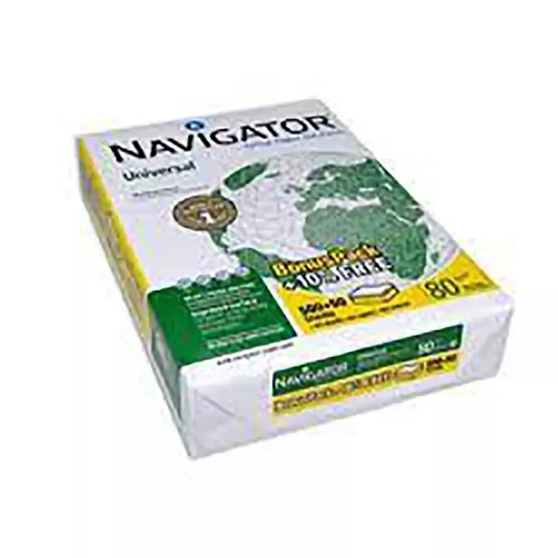 Navigator Universal A4 Copy Paper 80 Gsm Box of 5 Reams 500 Sheets / White 80g