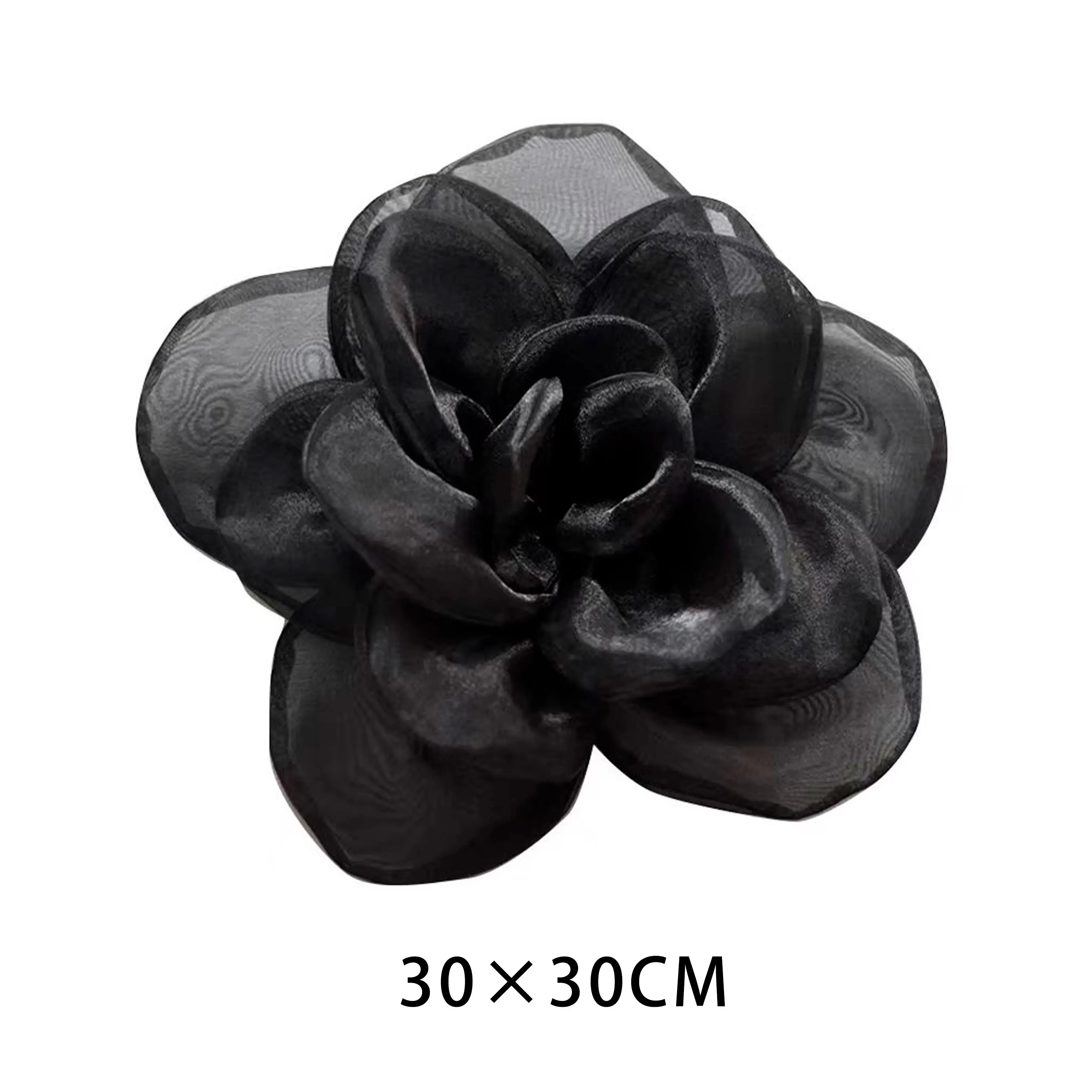 3D Embroidery Trim Sew-on Flower Florals Applique Lace Mesh Patches Collar Applique Corsage Applique Brooch for Clothing Garment