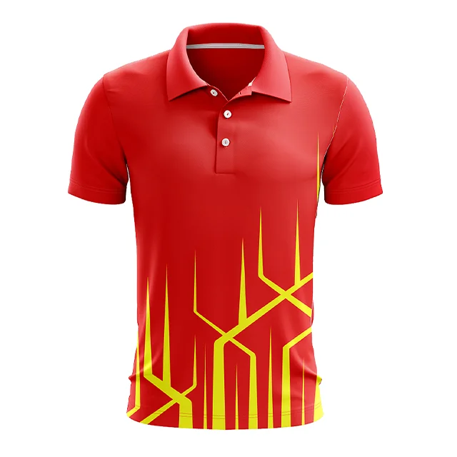 Top quality cricket shirts customized design with customized logo printing team sports shirts sports wear sublimated cheap