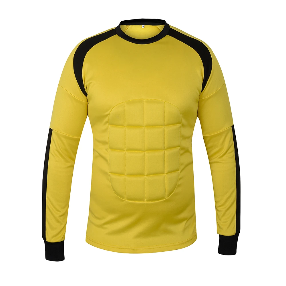 Football Goalkeeper Padded Soccer jerseys France Goalkeeper Uniform Football Club Goalkeeper Protected Jersey Goalie Jersey