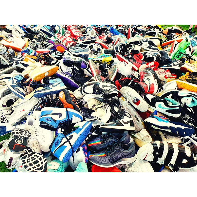 Used Branded Shoes Bales Men Sneaker Slipper Sandals Bulk Second Hand Sport Shoes For Man Woman Kids