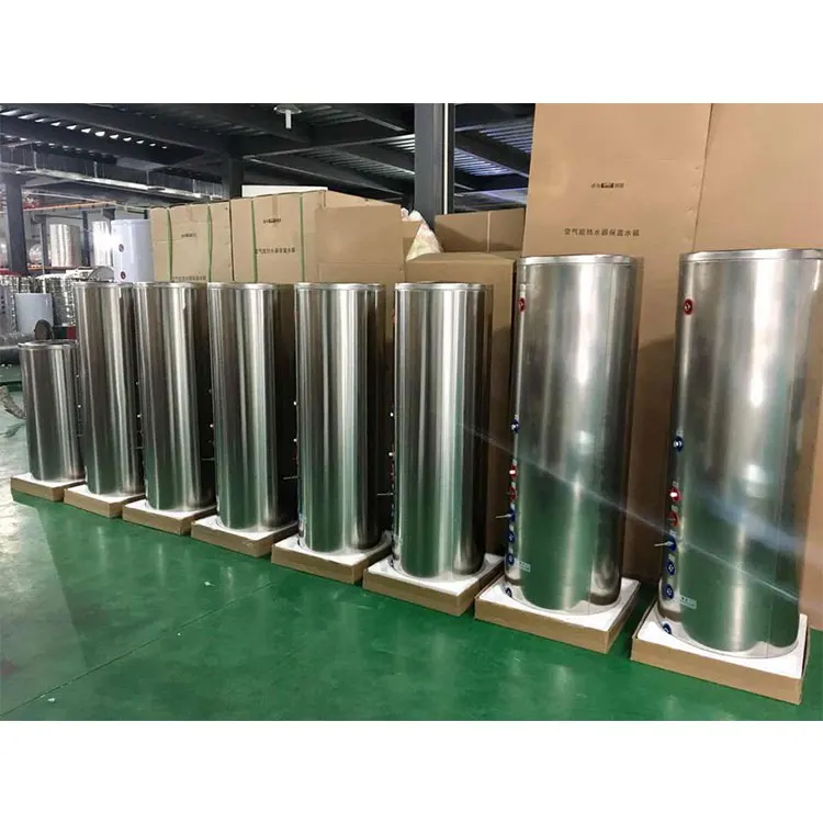 Тепловой насос, резервуар для воды, бак для горячей воды круглой формы, 100L 200L 300L, буферный резервуар для дома