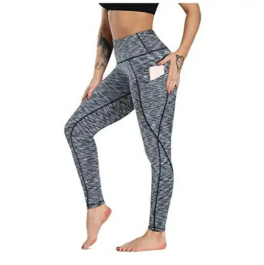 High Performance Yoga Leggings Compression Tummy Control Workout Buttery Soft High Waisted Sports Gym Tights