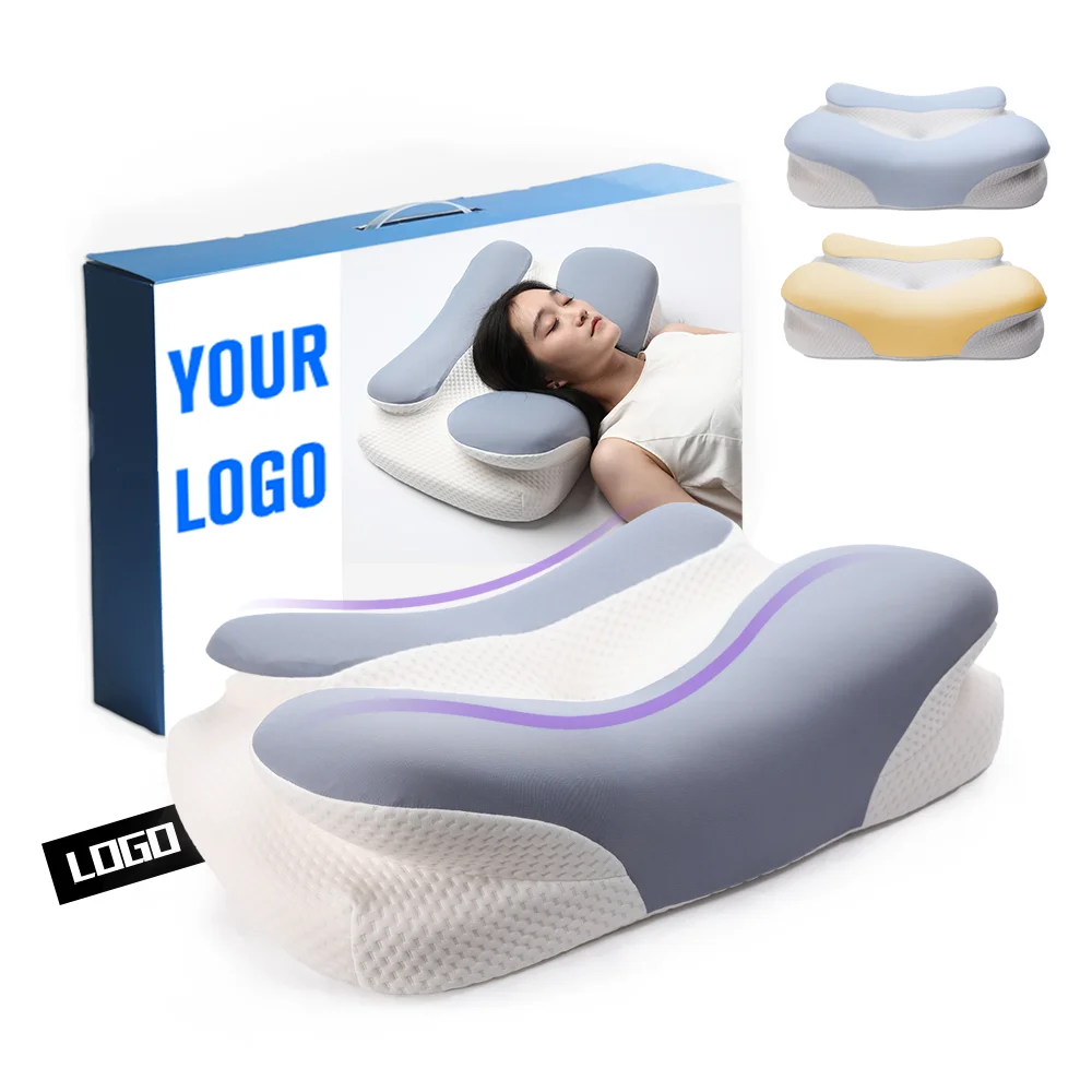 LIANDA P-118 Memory Foam Pillow Neck Support Cervical Contour Anti-snoring Orthopedic Vertebrae Sleep Bed Memory Sponge Pillow